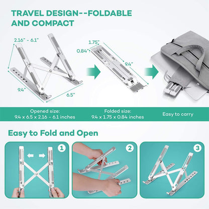 Laptop and Tablet Premium Stand- Metal