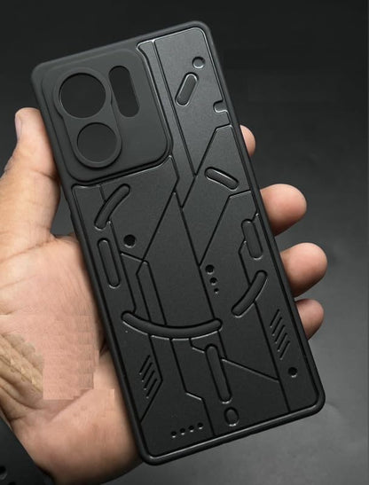 VAKIBO Black Coloured Back Cover Case Suitable for Moto Edge 40