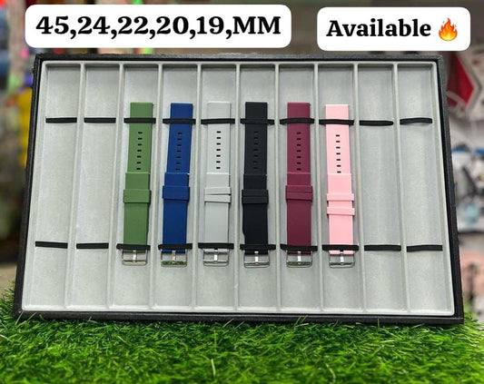 Classic Watch Belt Plain Premium With Steel Lock(Mix Colours)