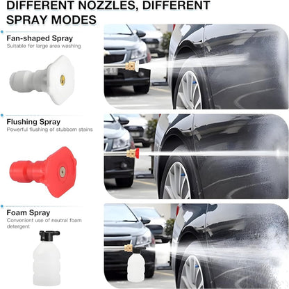 Car & Bike Washer with 2 Battery