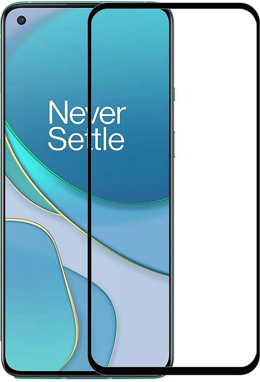 Super Premium Quality Tempered Glass Screen Guard Protector With Black Border Suitable For OnePlus Nord 2T