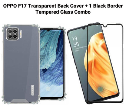 VAKIBO Super Premium Soft TPU Transparent Case With Dustplug,Side Grip,Corner Protection,lanyard Cuts,Camera Protection Suitable for Oppo F17