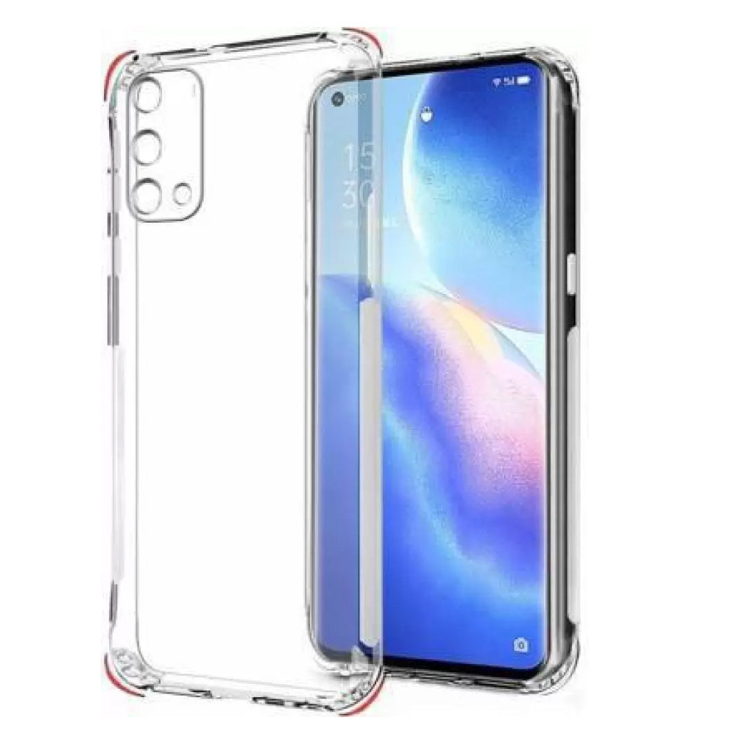 VAKIBO Premium Clear 1.5MM Thick Transparent Soft TPU Rubber Back Cover Case With Camera Protection Suitable for Oppo F19