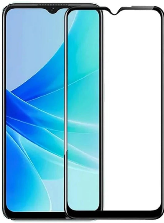Super Premium Quality Tempered Glass Screen Guard Protector With Black Border Suitable For Oppo Reno 3
