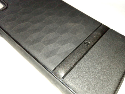 VAKIBO Parallax Design Black Coloured Made with Soft Rubber TPU Back Cover Case Camera Protection Ring Suitable for OnePlus 12