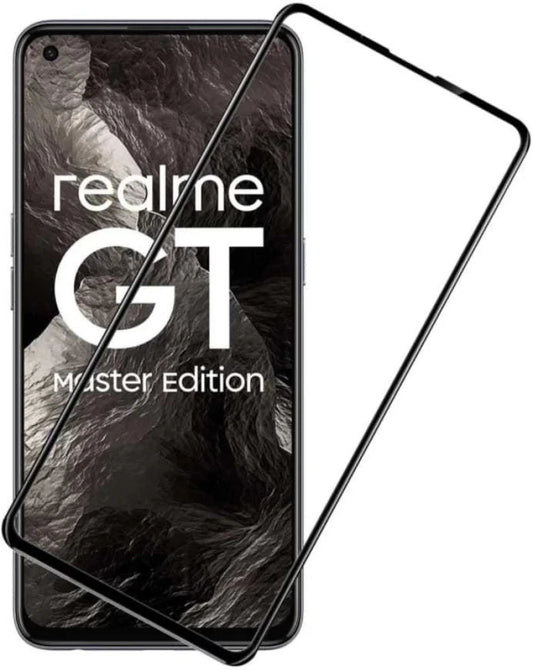 Super Premium Quality Tempered Glass Screen Guard Protector With Black Border Suitable For Realme GT Master