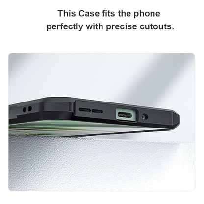 VAKIBO Best Selling Black and Transparent Coloured Made With Soft TPU and Acrylic Back Cover Case With 4 Corner and Camera Protection Suitable for Realme P3 Ultra