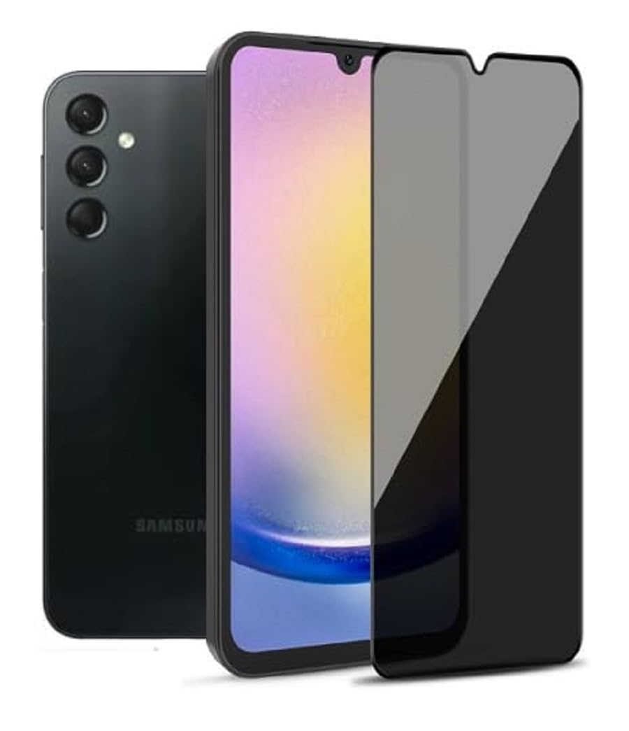 Super Premium Quality Tempered Glass Screen Guard Protector With Black Border Suitable For Samsung Galaxy M05