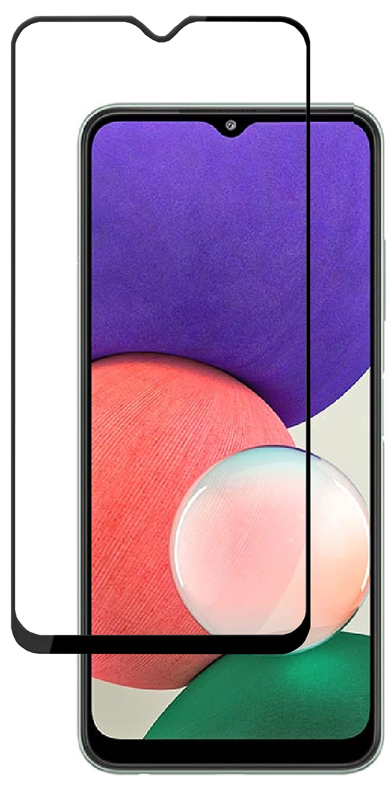 Super Premium Quality Tempered Glass Screen Guard Protector With Black Border Suitable For Samsung Galaxy A10s