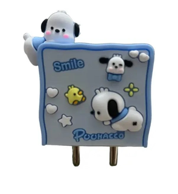 3D Cute Doggy Protective Charger Case For Apple 18/20W Charger D7