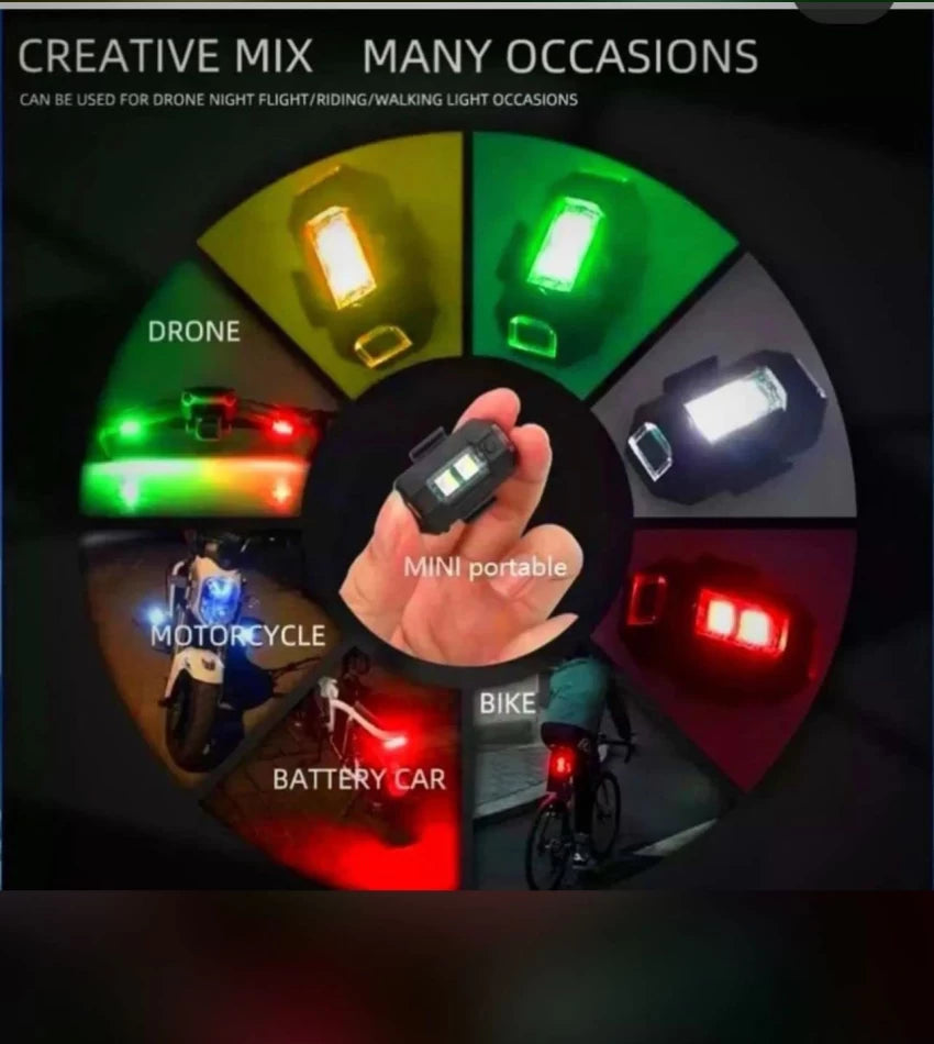 Smart Bike USB Flashing Emergency Lamp