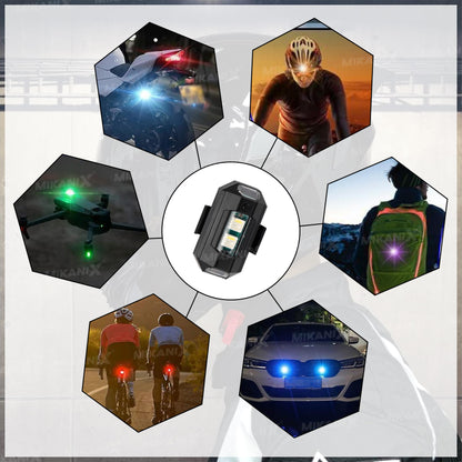 Smart Bike USB Flashing Emergency Lamp