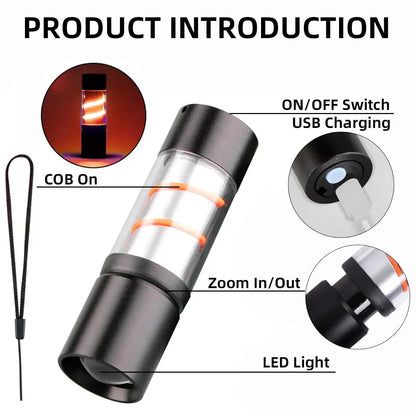 USB Charge XPE Mini Torch