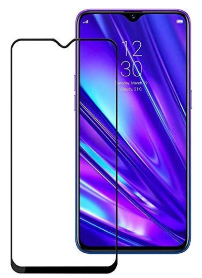 Super Premium Quality Tempered Glass Screen Guard Protector With Black Border Suitable For Vivo Y20G 2021