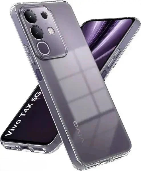 VAKIBO Premium Clear 1.5MM Thick Transparent Soft TPU Rubber Back Cover Case With Camera Protection Suitable for Iqoo Z10X