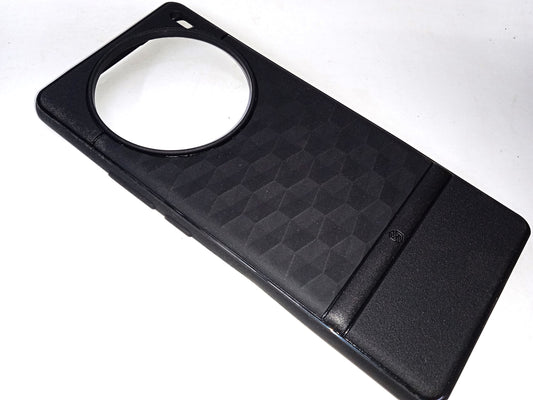 VAKIBO Parallax Design Black Coloured Made with Soft Rubber TPU Back Cover Case Camera Protection Ring Suitable for Vivo X100