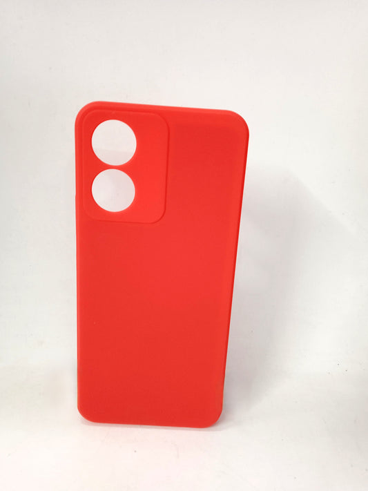 VAKIBO Red Coloured Back Cover Case Suitable for Vivo Y02s
