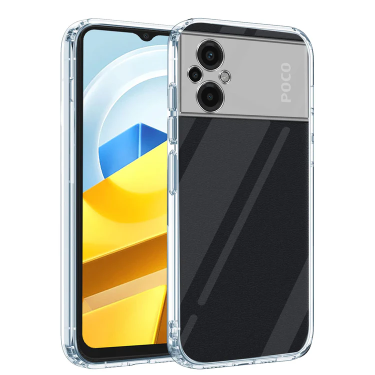VAKIBO Super Premium Soft TPU Transparent Case With Dustplug,Side Grip,Corner Protection,lanyard Cuts,Camera Protection Suitable for Mi Redmi Note 11R