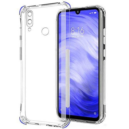VAKIBO Premium Clear 1.5MM Thick Transparent Soft TPU Rubber Back Cover Case With Camera Protection Suitable for Mi Redmi 7