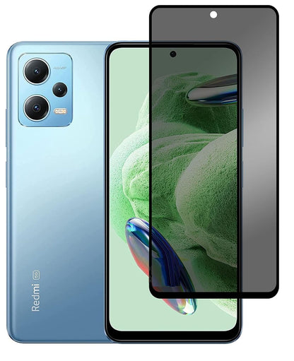 Super Premium Quality Tempered Glass Screen Guard Protector With Black Border Suitable For Mi Redmi Note 12