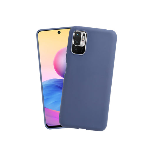 VAKIBO 1.2 MM Thick Blue Coloured Soft TPU Rubber Back Cover Case With Camera Protection Ring Suitable for Mi Redmi Note 10
