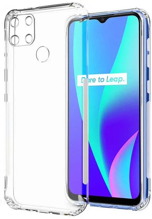 VAKIBO Premium Clear 1.5MM Thick Transparent Soft TPU Rubber Back Cover Case With Camera Protection Suitable for Oppo A15
