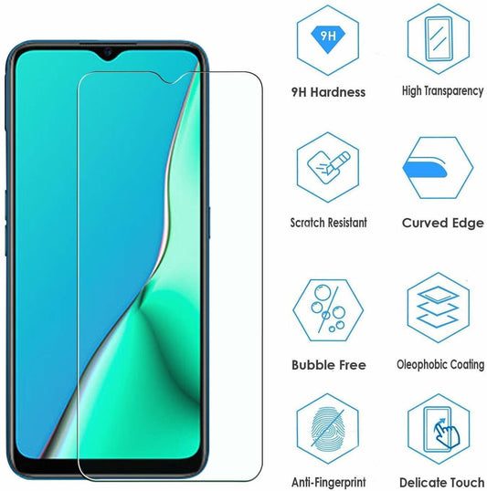 Super Premium Quality Tempered Glass Screen Guard Protector Suitable For Oppo A5 2020