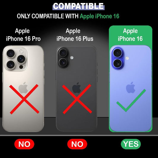 VAKIBO Premium Clear 2MM Thick Transparent Soft TPU Rubber Back Cover Case With Camera Protection Suitable for iPhone 16