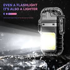 Outdoor Camping Lighter with Led Light