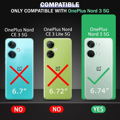 VAKIBO Premium Clear 1.5MM Thick Transparent Soft TPU Rubber Back Cover Case With Camera Protection Suitable for OnePlus Nord 3