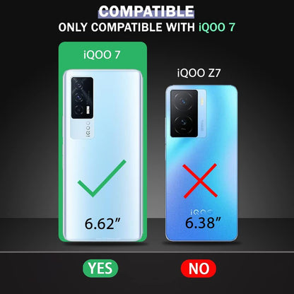 VAKIBO Super Premium Black Border Transparent Case With Corner Protection & Camera Protection Suitable for iQOO Neo5