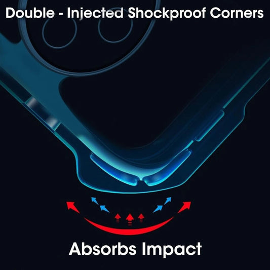 VAKIBO Best Selling Black and Transparent Coloured Made With Soft TPU and Acrylic Back Cover Case With 4 Corner and Camera Protection Suitable for Vivo Y300 Pro