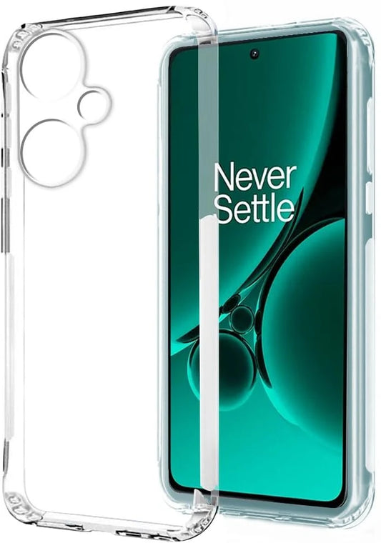 VAKIBO Premium Clear 1.5MM Thick Transparent Soft TPU Rubber Back Cover Case With Camera Protection Suitable for OnePlus Nord CE3
