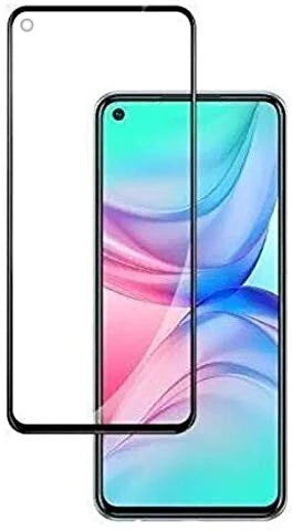 Super Premium Quality Tempered Glass Screen Guard Protector With Black Border Suitable For Tecno Spark 6