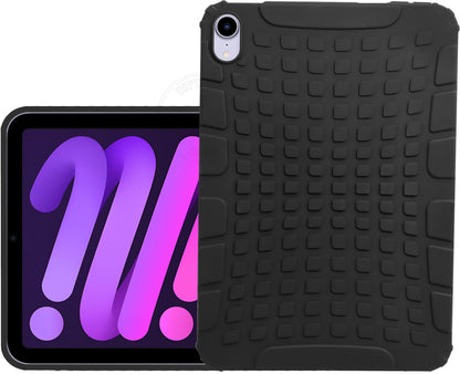 VAKIBO Defender Strong Black Coloured Soft TPU Back Cover Case Shock Proof Suitable for Apple iPad mini (6th Gen)