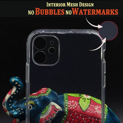 VAKIBO Premium Clear 2MM Thick Transparent Soft TPU Rubber Back Cover Case With Camera Protection Suitable for iPhone 11