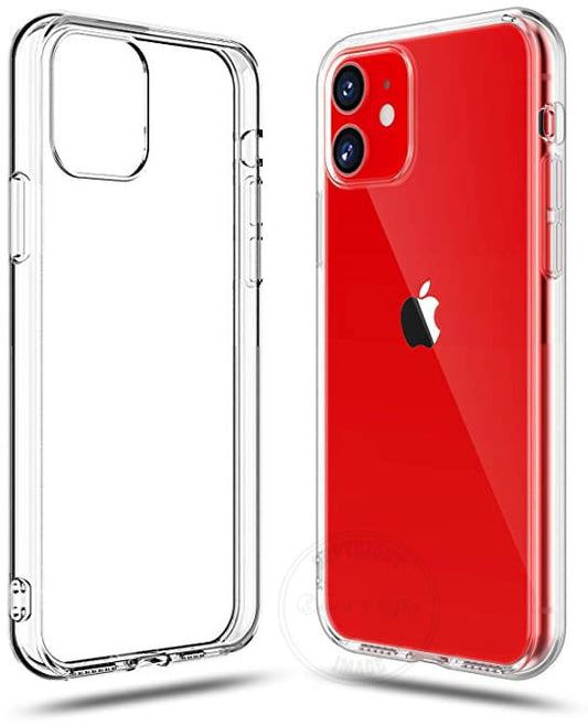 VAKIBO Premium Clear 2MM Thick Transparent Soft TPU Rubber Back Cover Case With Camera Protection Suitable for iPhone 11