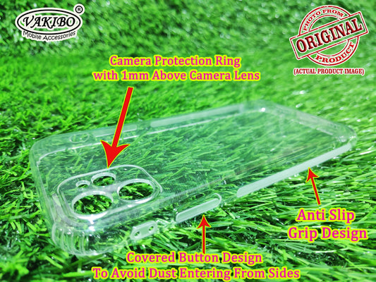 VAKIBO Premium Clear 1.5MM Thick Transparent Soft TPU Rubber Back Cover Case With Camera Protection Suitable for Apple iPhone 11 Pro