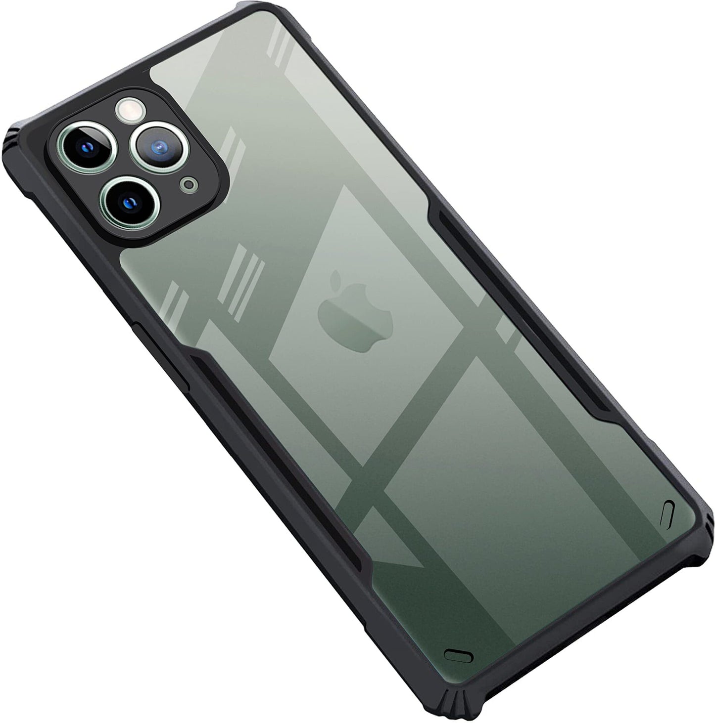 VAKIBO Best Selling Black and Transparent Back Cover Case Made With Soft TPU and Acrylic With 4 Corner and Camera Protection Suitable for Apple iPhone 11 Pro Max