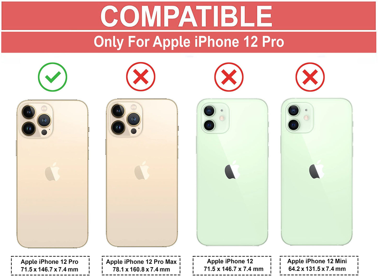 VAKIBO Best Selling Black and Transparent Back Cover Case Made With Soft TPU and Acrylic With 4 Corner and Camera Protection Suitable for Apple iPhone 12 Pro