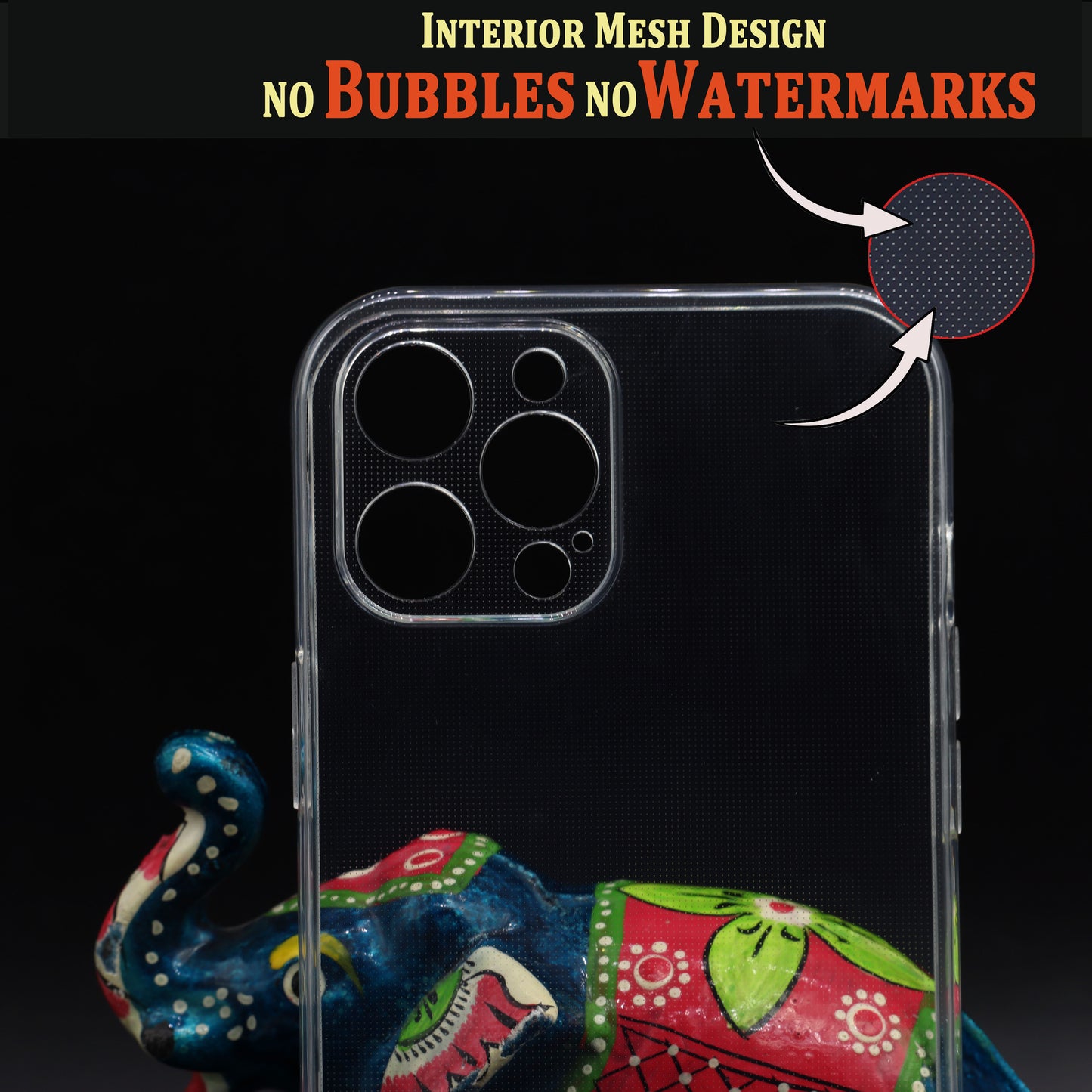 VAKIBO Premium Clear 2MM Thick Transparent Soft TPU Rubber Back Cover Case With Camera Protection Suitable for Apple iPhone 12 Pro Max