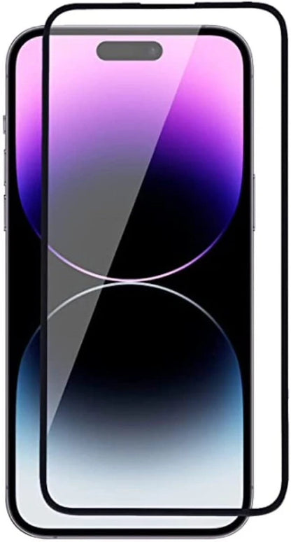 Super Premium Quality Tempered Glass Screen Guard Protector With Black Border Suitable For iPhone 14 Pro Max
