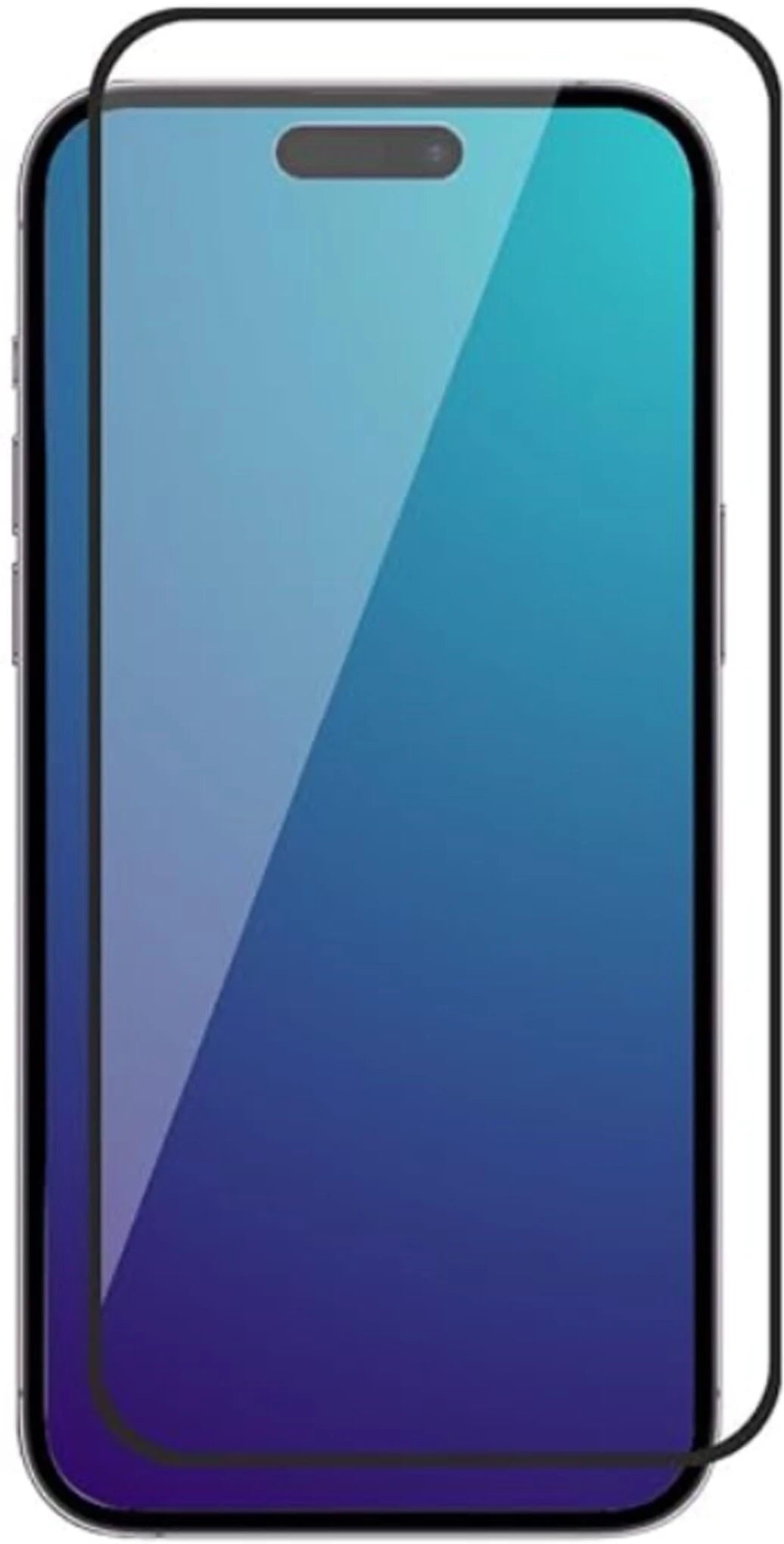 Super Premium Quality Tempered Glass Screen Guard Protector With Black Border Suitable For iPhone 15