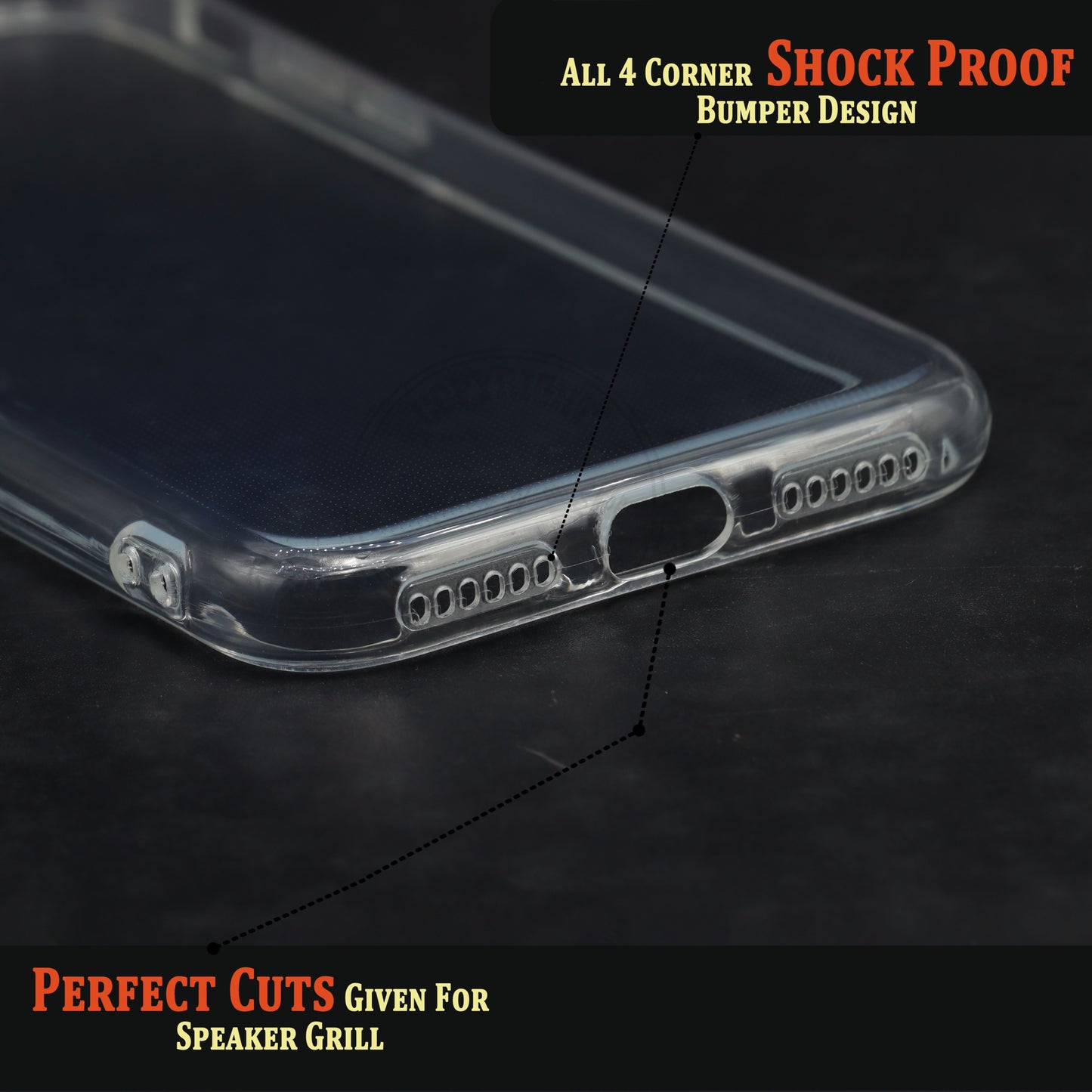 VAKIBO Premium Clear 2MM Thick Transparent Soft TPU Rubber Back Cover Case With Camera Protection Suitable for Apple iPhone 7