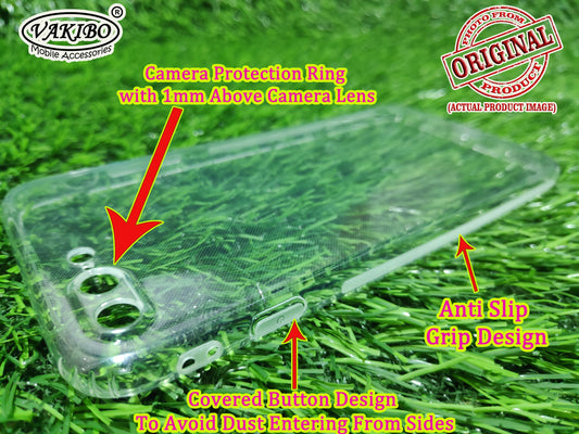 VAKIBO Premium Clear 1.5MM Thick Transparent Soft TPU Rubber Back Cover Case With Camera Protection Suitable for Apple iPhone 7 Plus