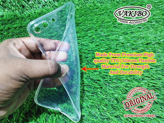VAKIBO Premium Clear 1.5MM Thick Transparent Soft TPU Rubber Back Cover Case With Camera Protection Suitable for Apple iPhone 8 Plus