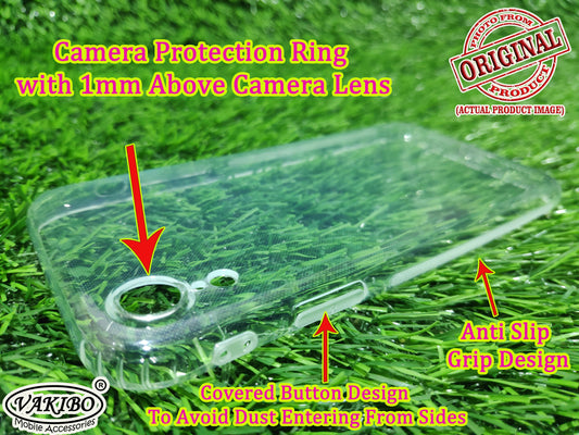 VAKIBO Premium Clear 1.5MM Thick Transparent Soft TPU Rubber Back Cover Case With Camera Protection Suitable for Apple iPhone XR