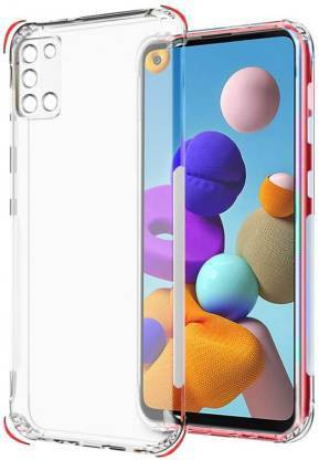 VAKIBO Super Premium Soft TPU Transparent Case With Dustplug,Side Grip,Corner Protection,lanyard Cuts,Camera Protection Suitable for Realme C17