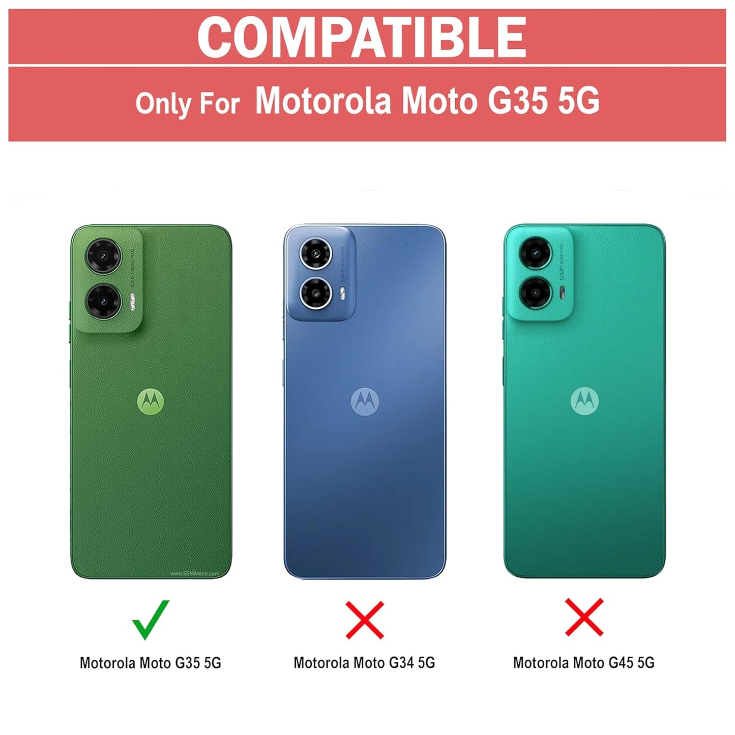 VAKIBO Best Selling Black and Transparent Back Cover Case Made With Soft TPU and Acrylic With 4 Corner and Camera Protection Suitable for Moto G35