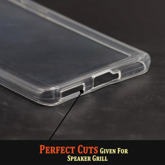 VAKIBO Premium Clear 2MM Thick Transparent Soft TPU Rubber Back Cover Case With Camera Protection Suitable for Nothing Phone 1